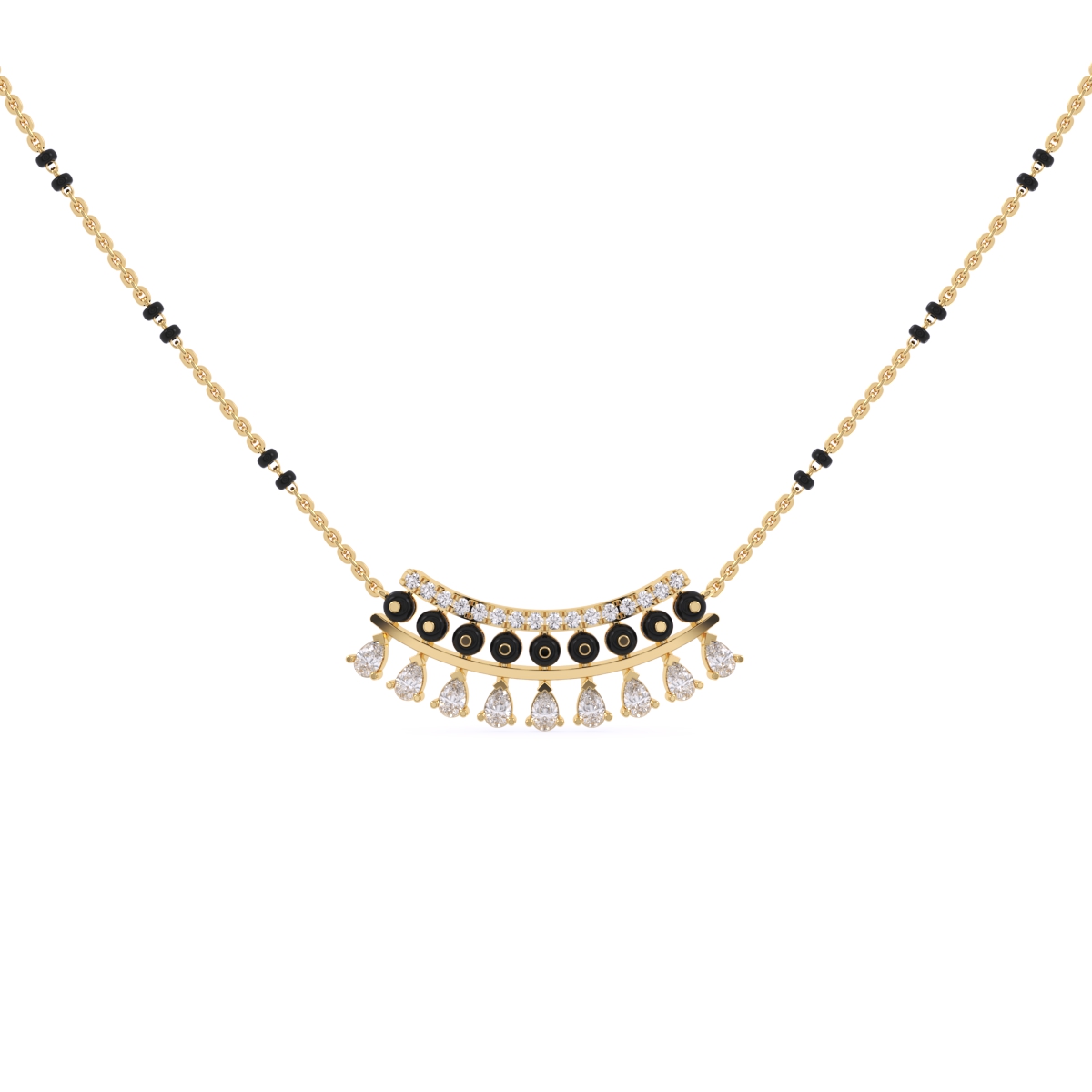 Stylish Cluster Lab Grown Mangalsutra